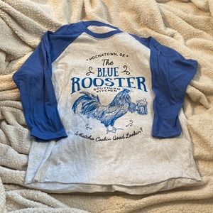 Rooster baseball shirt